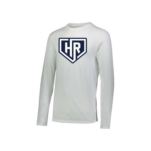 [FTLCUBWH-YS-LOGO1] Decker Youth Tri-Blend T-Shirt - Long Sleeve (Youth S, White, Logo 1)