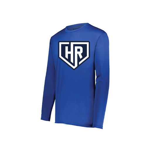 [222822.060.XS-LOGO1] Men's LS Smooth Sport Shirt (Adult XS, Royal, Logo 1)